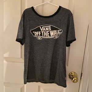 Women’s Striped Vans T-Shirt